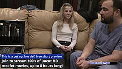 dr tampa conducts tampa university entrance physical on petite blonde stacy shepard in nurse fetish scene