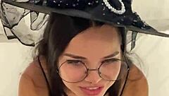 i always said debora prado works magic on my tool and she dressed as a witch to handle it