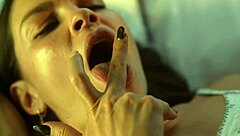 petite latina with tight pussy spreads legs for big black cock interracial fucking in bedroom after work