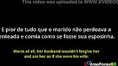 Brazilian brunette teen takes massive cock in tight ass with intense pounding