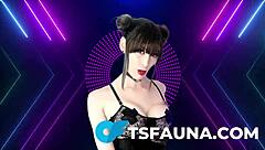 hey check out this wild 11-inch dildo ride in that hot shemale ass