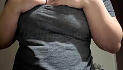 Hot Indian Woman Teases with Natural Big Tits Solo