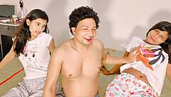 Uttaran20 Hot Milf Bhabhi Bent Over In Doggystyle Hardcore Sex With Village Boy In Real Hindi Ffm Group Quickie