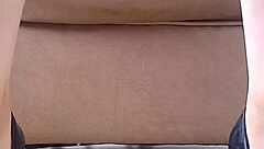 Hidden camera catches Spanish nympho stepsister with pink pussy in miniskirt upskirt moment.