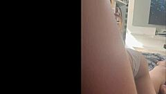 i love how my husband's cousin pounds me so deliciously in this amateur ass play