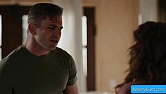 Sexy Horny Big Tit Babe Seduces Muscular Hunk For Hardcore Pussy Fucking And Fingering