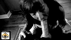 Does this hot granny swallow your big juicy load?