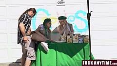 Freeuse girls sell cookies and suck cock with guidance anytime