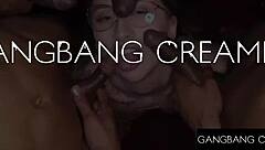 Oh yeah, join me in this gangbang where I fuck cory chase hard with deepthroat and creampie.