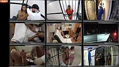 Naked teen in bondage at Florida hospital for gyno exam with doctor and bloopers behind scenes