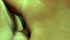 hey, can you believe this brunette strips down for cunnilingus before getting pounded hard doggystyle until she cums?