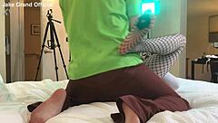 Hey, watch Shaggy dominate that ts college student in wild comic roleplay fun!