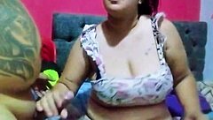 Oh man, watch me fuck my chubby cheating neighbor girl hidden with ass licking and doggystyle!