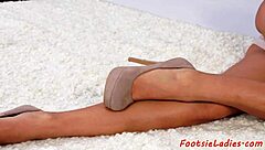 Footfetish Babe With Big Tits Gets Assfucked Doggystyle