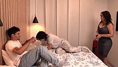 The hotel put my brother my mother and me all in one single bed