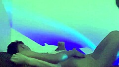 My girlfriend seems innocent but rides me hardcore at home, her big tits bouncing wildly.