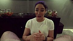 Naughty cinema vibes heat up with seductive Sheena Ryder in stockings and heels