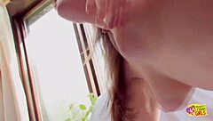 Two brunette lesbians fuck with a sex toy to chase away loneliness!