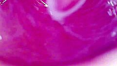 Oh Wow, Camera Deep Inside Wet Pussy Captures Intense Female Orgasm!