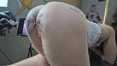 Damn My Naughty Brazilian Wife Trades Anal For Tattoo With Artist In Studio!