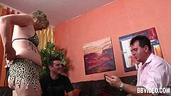 hey that german milf is handling two cocks like a pro in hardcore action