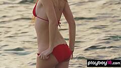 Petite Ukrainian Babe Demi Fray Hints At Naked Outdoor Tease With Skinny Charm