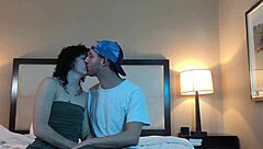 hey, making out with this hot petite woman feels amazing, doesn't it?