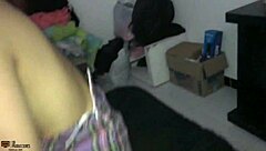 What if super hot 18-year-old Colombian Latina gets deepthroat blowjob and doggystyle creampie in homemade action?