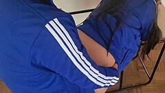 Hey, why are the shy ones always the wildest? We snuck into the classroom for quick fucking, hope no one hears us Mexican babes getting pounded!