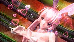 Megurine Luka Alien Project Diva Nude Mod Intensifies with Full Nude Bunny Costume and Big Ass Action