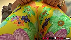 i feel so aroused showing off my big ass cameltoe before intense anal gaping action