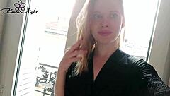 Horny French teen babe, are you sending that sexy solo masturbation video with fingering hairy pussy close up to your lover in Paris?