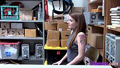 Rosalyn, you're bent over the officer's desk for that hard deep banging