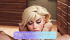 Blonde Corlan Teases As Naughty Girlfriend With Shaved Pussy And Big Tits