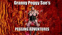 Granny Peggy Sue Kisses Passionately While Sucking Tits And Stroking Cock Until Cum Explodes