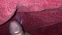 intriguing handjob session while watching black masturbation content on xvideos