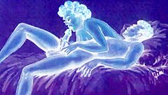 Vintage art with retro antique style