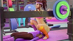 Can Brigitte's Sexy Gym Training with Muff Diving and Pussy Licking Get Any Hotter?