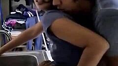 Brunette Mexican Amateur Beauty Feels Passion While Washing Dishes in Homemade Video