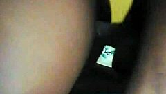 Naughty Ebony Big Booty Takes Stranger Cum in Tight Pussy