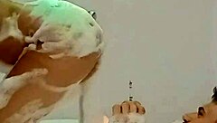 Friends explore first time passion with girlfriend in hotel lingerie encounter