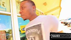 Watch This Blonde Big Titty Cougar Suck Thick Black Dick Outside Payday Loans!