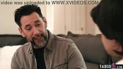 Man and older guy dp mature woman after a blindfolded massage 😈🍑💦