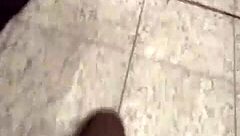 Piss and Mini Wank at DIY Store Outdoors