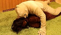 Sex doll catalina valentina and sex doll marsalina valentina took turns getting fucked by valentino in interracial action