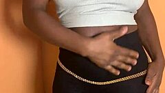 Ebony Babe Takes Intense Back Shots