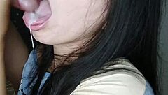 Sexy cosplay babe gives deepthroat blowjob and rides cowgirl style!