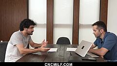 Horny Husband And Friend Take Turns Riding Bound Milf In Steamy 3some