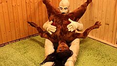 Sex doll catalina valentina and sex doll marsalina valentina took turns getting fucked by valentino in interracial action