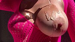 Italian big tits milf artemisia love showing her juicy tits in outdoor water play session 💦🍒